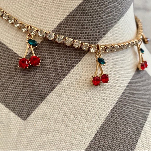 NEW Cherry💎 Necklace - Picture 3 of 10